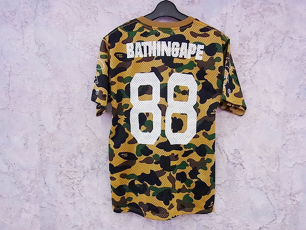 BAPE/アベイシングエイプ 迷彩柄 Tシャツ ナンバリング88/M