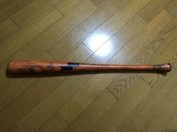 ソフトバンクホークス　甲斐拓也選手　サイン入り 硬式バット　本人使用 福岡ソフトバンクホークス 拓也（甲斐拓也）実使用バット バット