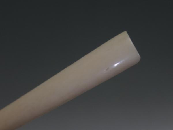 ◇茶道具【象牙の茶杓】長さ16.5cm 茶器 ぞうげ 珍・良を納得低価格