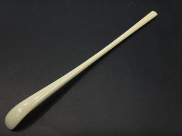◇茶道具【象牙の茶杓】長さ16.5cm 茶器 ぞうげ 珍・良を納得低価格