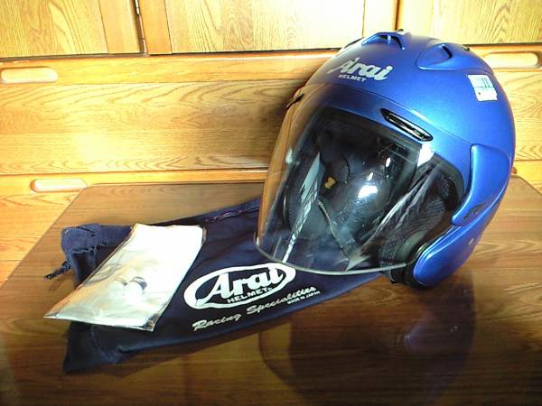 中古品】 Arai アライ SZ-RAM3 ヘルメット 59-60 ブルー さらに画像を