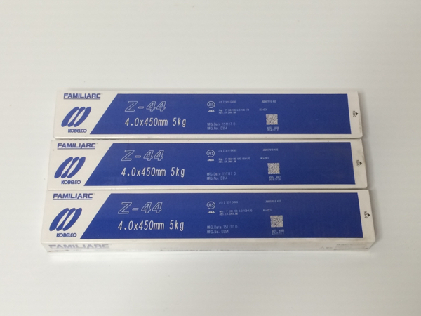神戸製鋼 FAMILIARC Z-44 溶接棒4.0×450mm 15kg 新品 神鋼 溶接棒