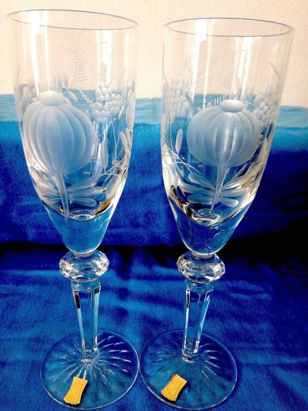 即決 !　送料無料　マイセンクリスタル　ブルーオニオン