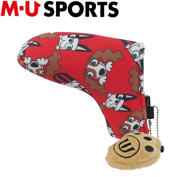 ★MU SPORTS 703Q6528 パターカバー ピン型(赤)★送料無料★