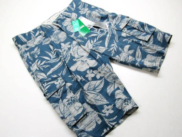 ◆アシュワース16200フラワーPrintカーゴハーフパンツ76N新品◆