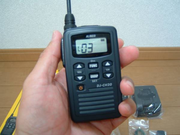 特定小電力トランシーバー アルインコDJ-CH20B 元箱つき 【公式通販】