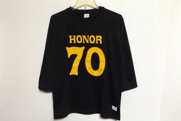 N21:PHIGVELフィグベルフットボール7分丈Tシャツ黒3：35