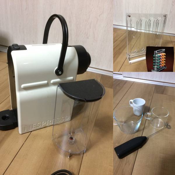 【中古】ネスプレッソ Inissia C40WH おまけ４点セット_3