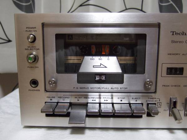 動作確認済み Technics ステレオカセットデッキ RS-M50 自宅保管品