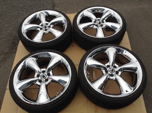ホイール WORK 19インチ 8J & タイヤ 215/35R-19 中古4本