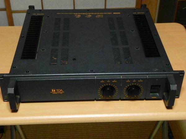 TOA パワーアンプ Pー75D 巨大Rコアトランス 【公式通販】