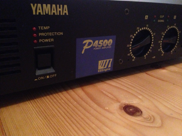 ☆ヤマハYAMAHA P4500 パワーアンプ☆
