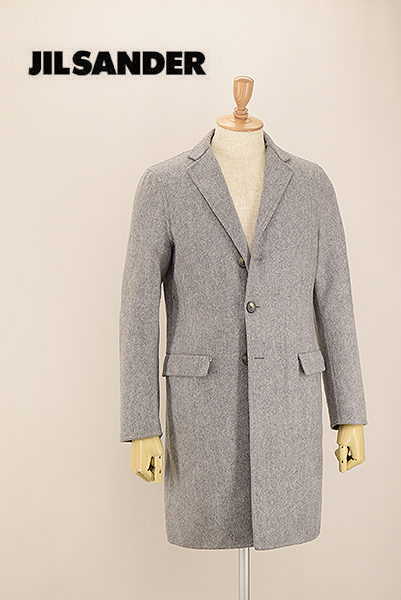 A2074□イタリー製□JIL SANDER□チェスター コート☆44☆ Jil Sander