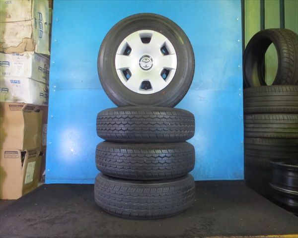 ハイエース純正ホイール 195/80r15 200系ハイエース純正スチール 195/80R15 107/105L LT 7560 【公式通販】