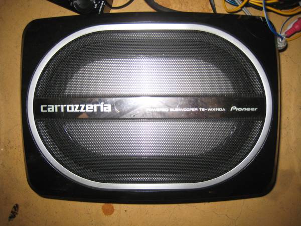 カロッツェリアcarrozzeria サブウーファー TS-WX110A ② carrozzeria
