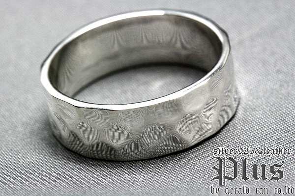 †１円！シルバー925製★熟練銀職人★打ち込みリング★psl01