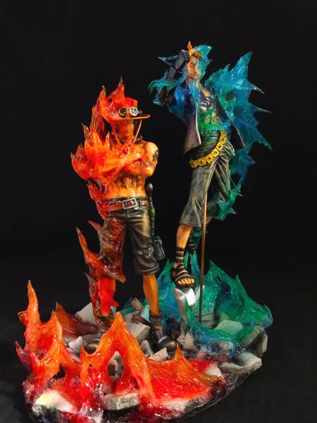 ワンピースフィギュア エース マルコ改造リペイント 一品物 ポートガス D エース 売買されたオークション情報 Yahooの商品情報をアーカイブ公開 オークファン Aucfan Com