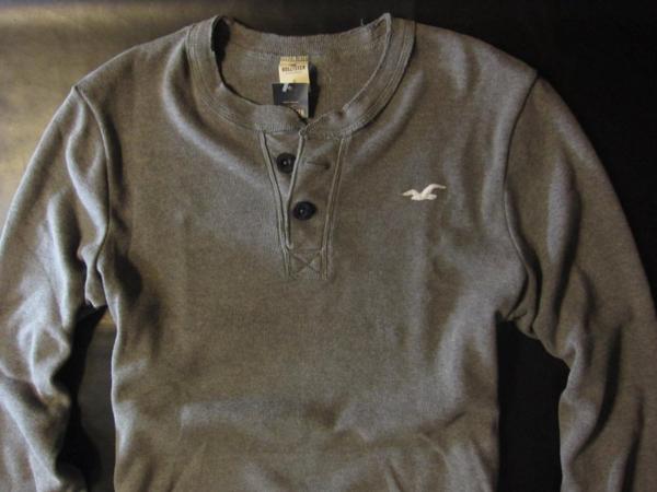 本物正規◆ホリスター◆トレーナー ヘンリー 0005-015 灰/S