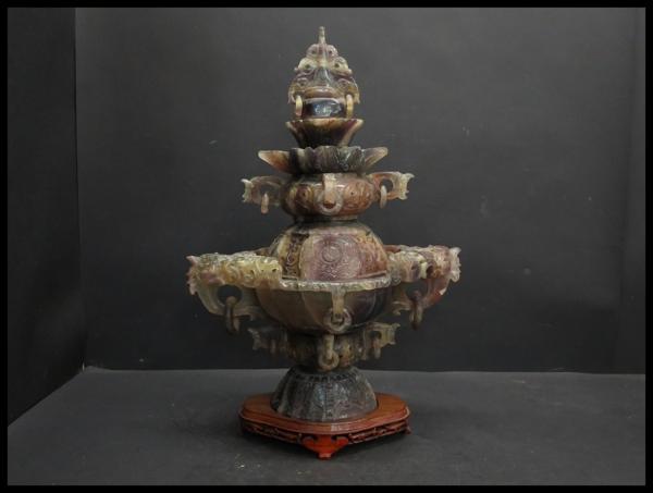 染付魚形向付 新道工房 珍品 魚型(台座付き)高級 【602】水入り瑪瑙 [59]｜Discover 公式オンラインショップ Japan 置物