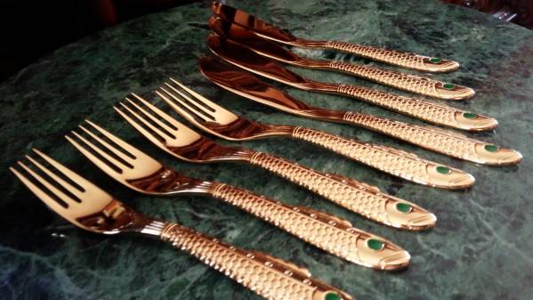 ラギオール ジャンデュボ フランス製 16本セット 木箱付アイボリー