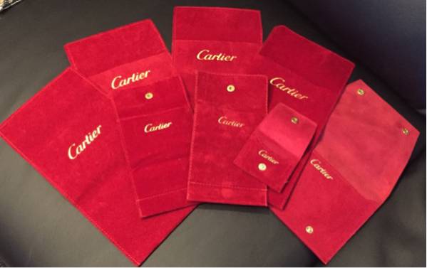 Cartier ジュエリー ポーチ 保存袋 カルティエ 小物入れ 正規品
