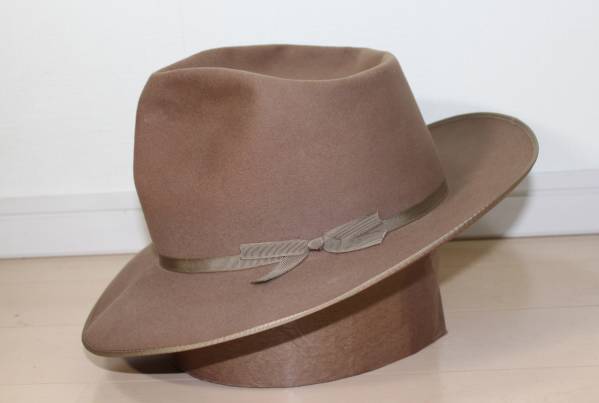 Borsalino 50s ビンテージ 「ALEX」 ブラウン 58cm/stetson