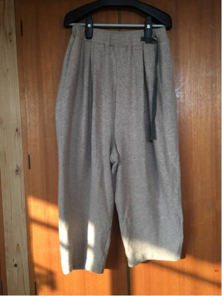 15AW Dulcamara ドゥルカマラ 天竺 タック ワイドパンツ