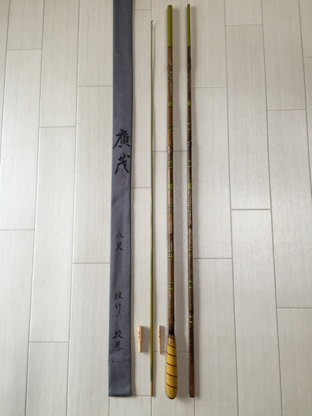 紋竹 紀州和竿 - 段巻 Yahoo!オークション 廣茂の中古品・新品・未 -