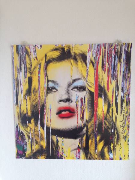 Mr Brainwash ケイト・モス レアポスター Banksy Dolk Kaws