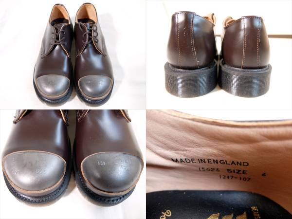 HUMAN MADE×GEOGE COX BEAMS別注 スチールキャップシューズ 24(靴 