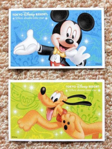 ディズニースポンサーパスポートチケット☆２枚セット☆送料無料