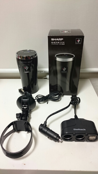 SHARP プラズマクラスターイオン発生器 IG-GC15-B 製品トップ 【公式通販】
