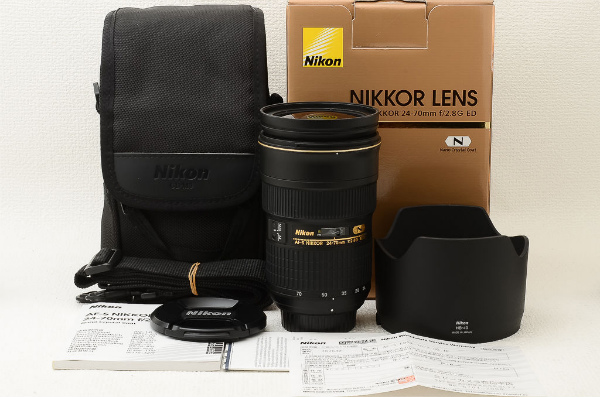 極上品☆NIKON ニコン AF-S NIKKOR 24-70mm F2.8G ED 保証書/L16