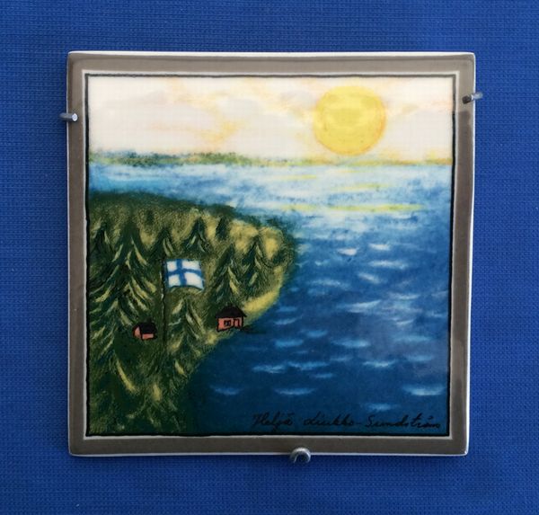 ヘルヤ 陶板画 ARABIA Finland My Homeland アラビア アラビアの通販
