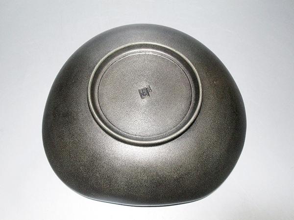 継心造 本錫菊花文菓子器