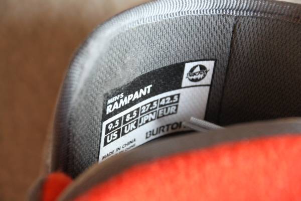 バートン　スノーボード　ソフトブーツ　RAMPANT　メンズ27.5cm_1
