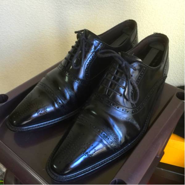 ＊超美品 ★REGAL リーガル ストレート黒25cm