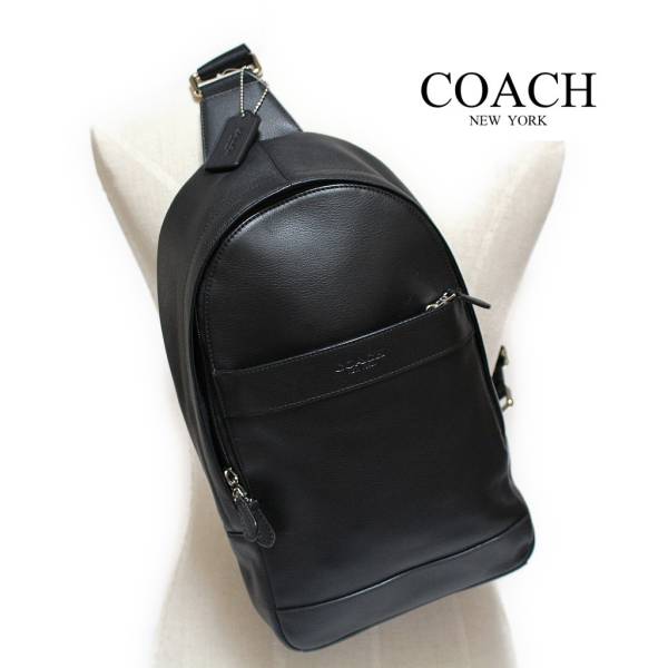 新品 COACH コーチ メンズ ワンショルダーバッグ バック パック