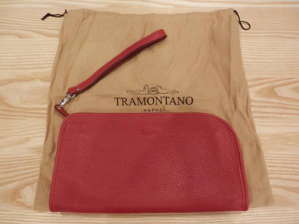 ☆国内正規 TRAMONTANO(トラモンターノ) レザークラッチバッグ