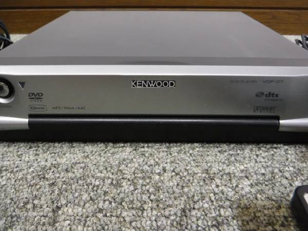 KENWOOD 　車載用DVDプレーヤー　VDPー07　中古品　