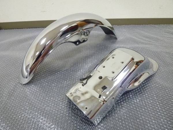 Z1 Z2 メッキフロントフェンダー＆リアフェンダーセット Z900