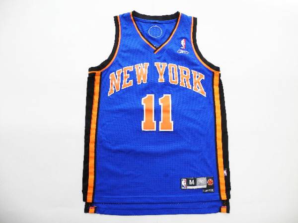 ■リーボックNBAニューヨーク ニックスメッシュゲームシャツ(M)