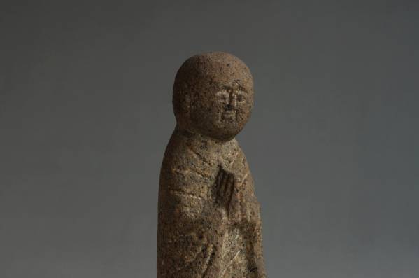 江戸石仏佐渡小地蔵仏像美術 佐渡の石仏 地蔵菩薩座像 江戸時代 高33