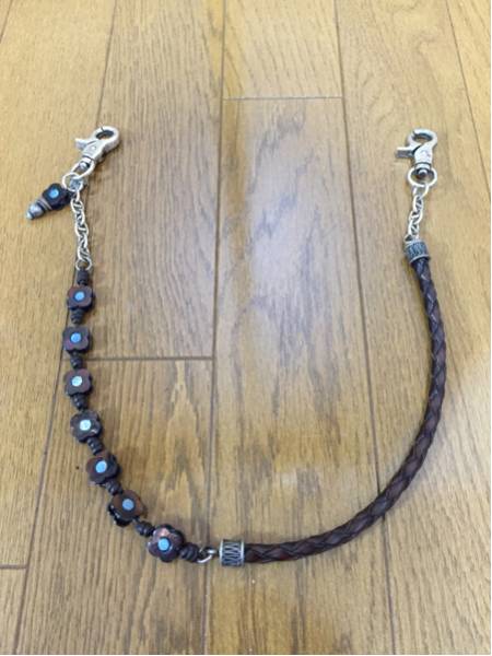 美 ラルディーニ LARDINI ウォレットチェーン レザー ジャケット