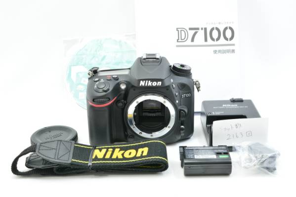 ～美品～ニコン Nikon D7100 ボディー ショット数2163回☆