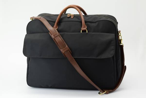 U0163■SAZABY サザビー 2way ナイロン ショルダーボストン 黒