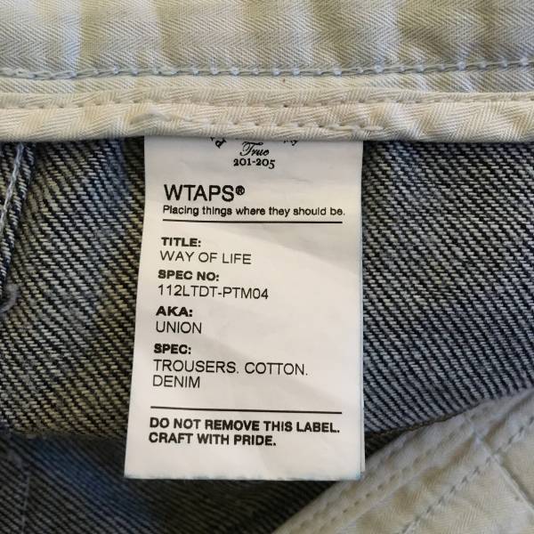 11aw Wtaps Union デニム ペインター descendant ネイバーフッド