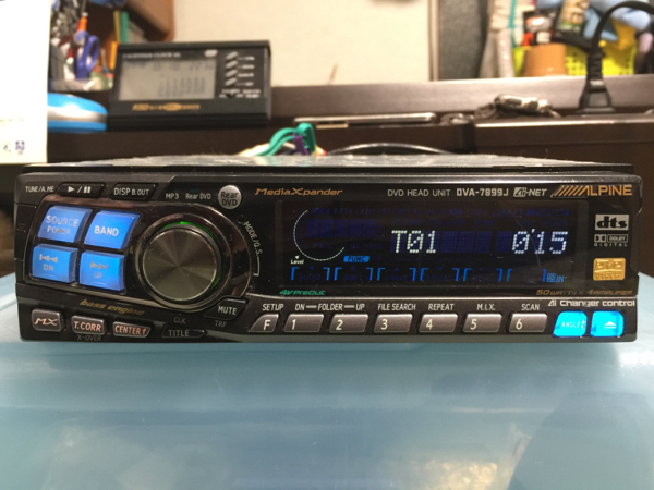 ALPINE DVA-7899J 専用アンプ付 アルパイン 希少品 ALPINE アルパイン DVA-7899J 専用アンプ付 DVDユニット 良品 自動車