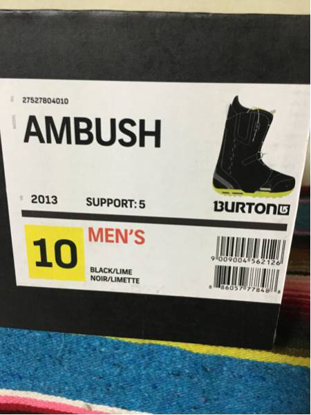 完全売り切り】BURTON AMBUSH バートン ブーツ アンブッシュ