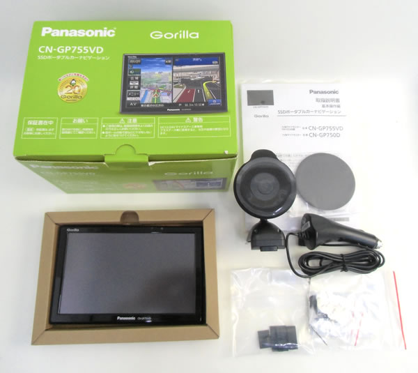 美品 Panasonic Gorilla ポータブルナビ CN-GP755VD 2015年製 メーカー